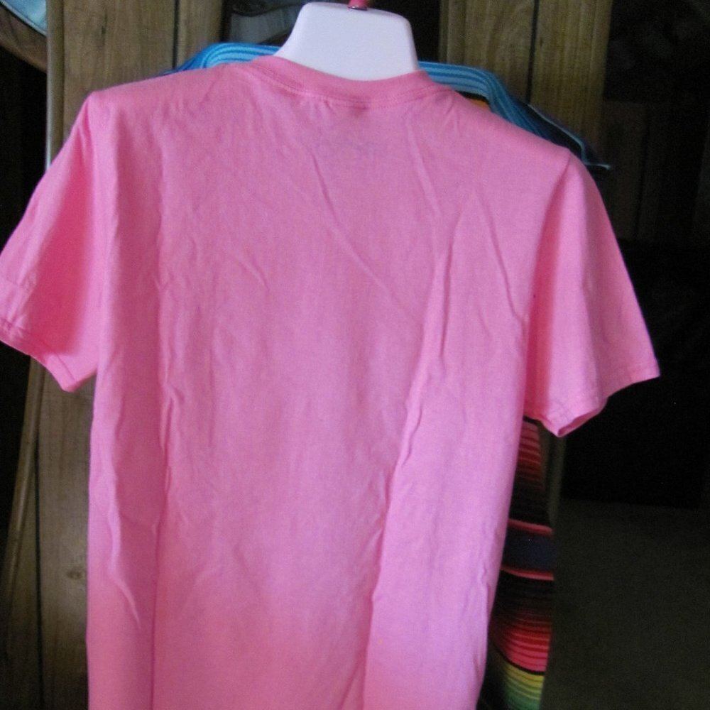 Breast Cancer Awareness Tshirt Gildan Soft-Style Azalea TShirt. - Picture 6 of 7
